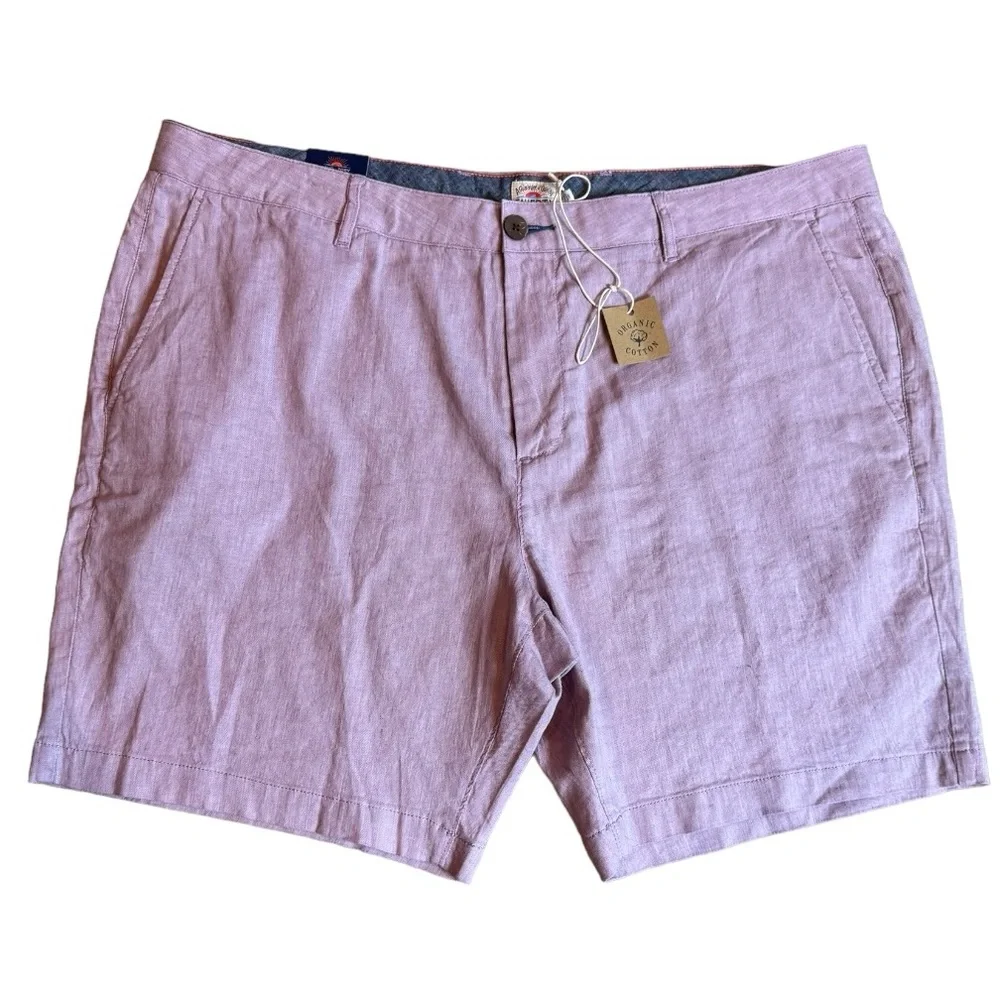FAHERTY Tradewinds Organic Cotton Blend Shorts size 40 NWT
